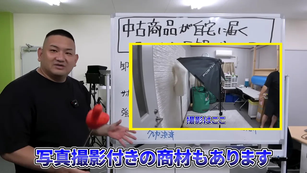 撮影代行の説明シーン